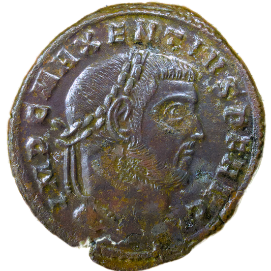 Maxence (307-312) Follis R/ CONSERV VRB SVAE 6.39 gr