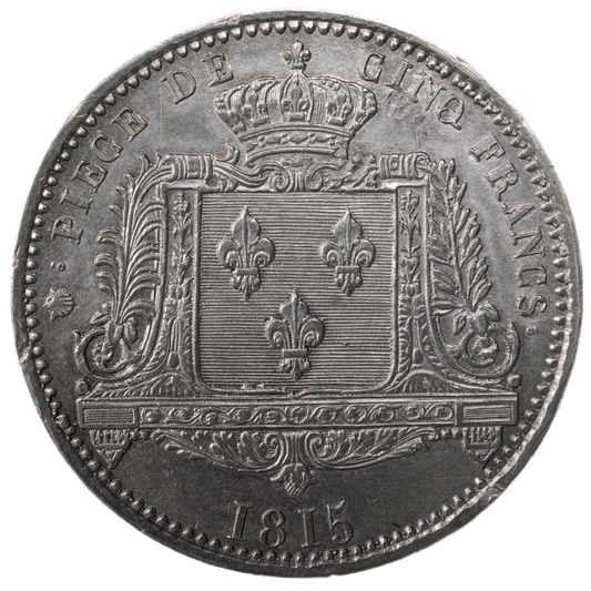 France Louis XVIII (1814-1824) 5 Francs 1815 25.94 gr