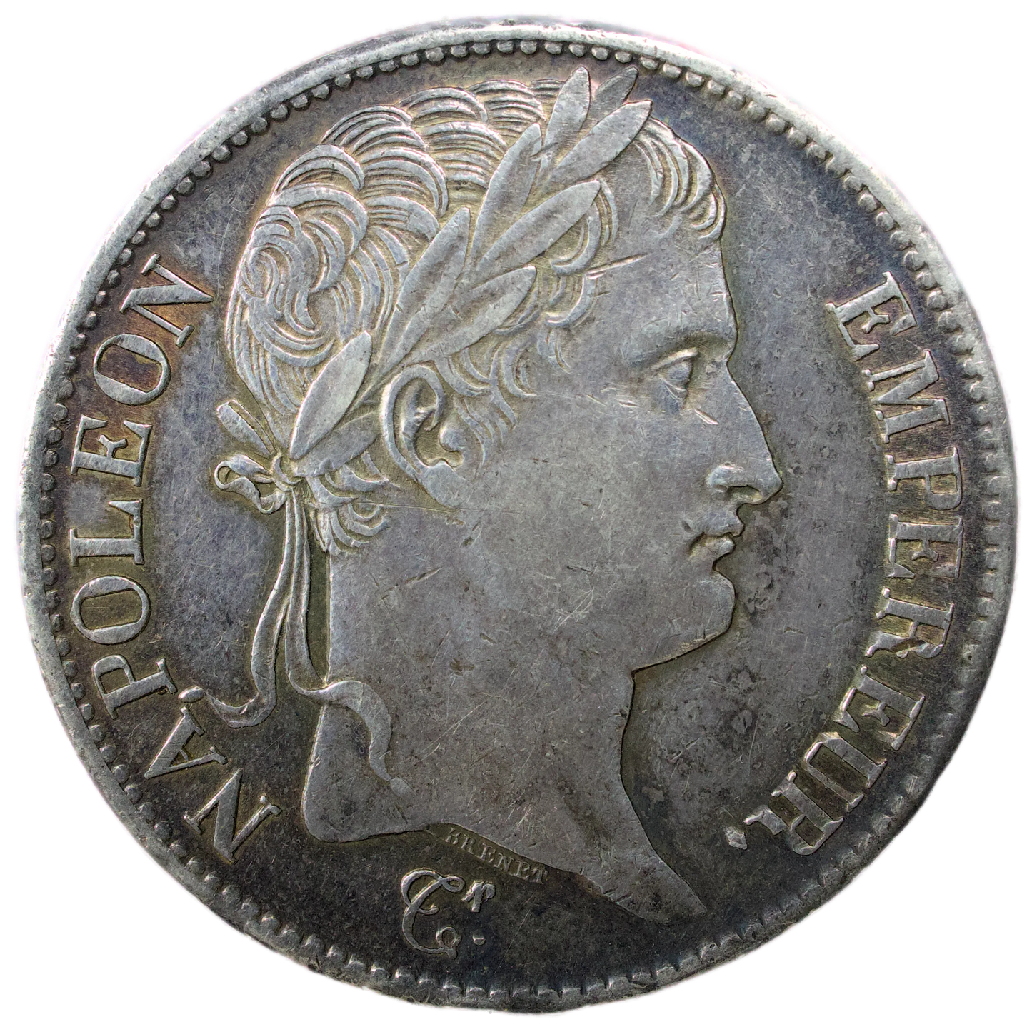 Napoléon Ier (1804-1814) 5 Francs 1808 A Paris type République Argent 24.92 gr