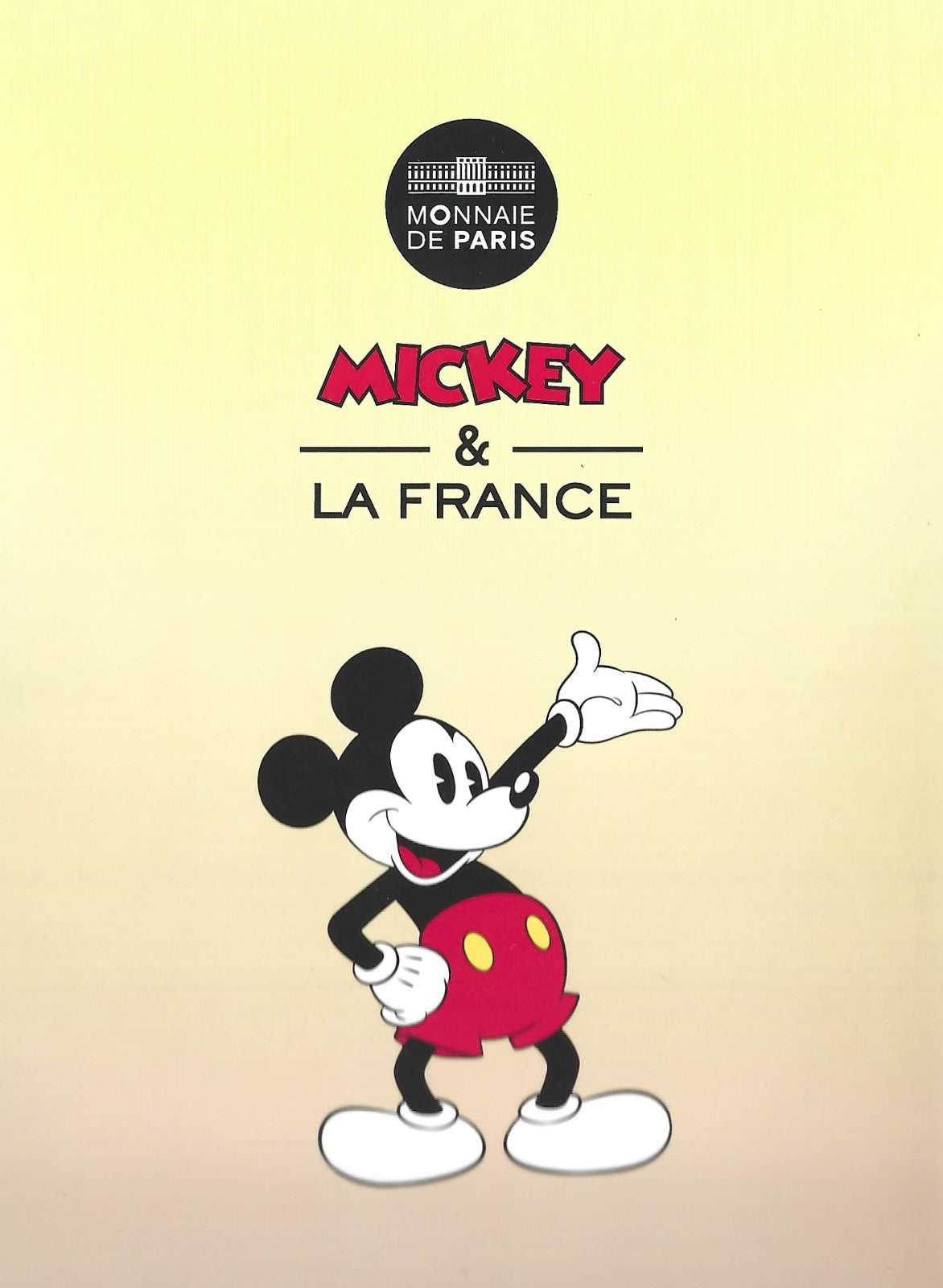 Monnaie de Paris 50 Euros Colorisée 2018 Mickey & la France Mickey étudiant Argent 41 gr