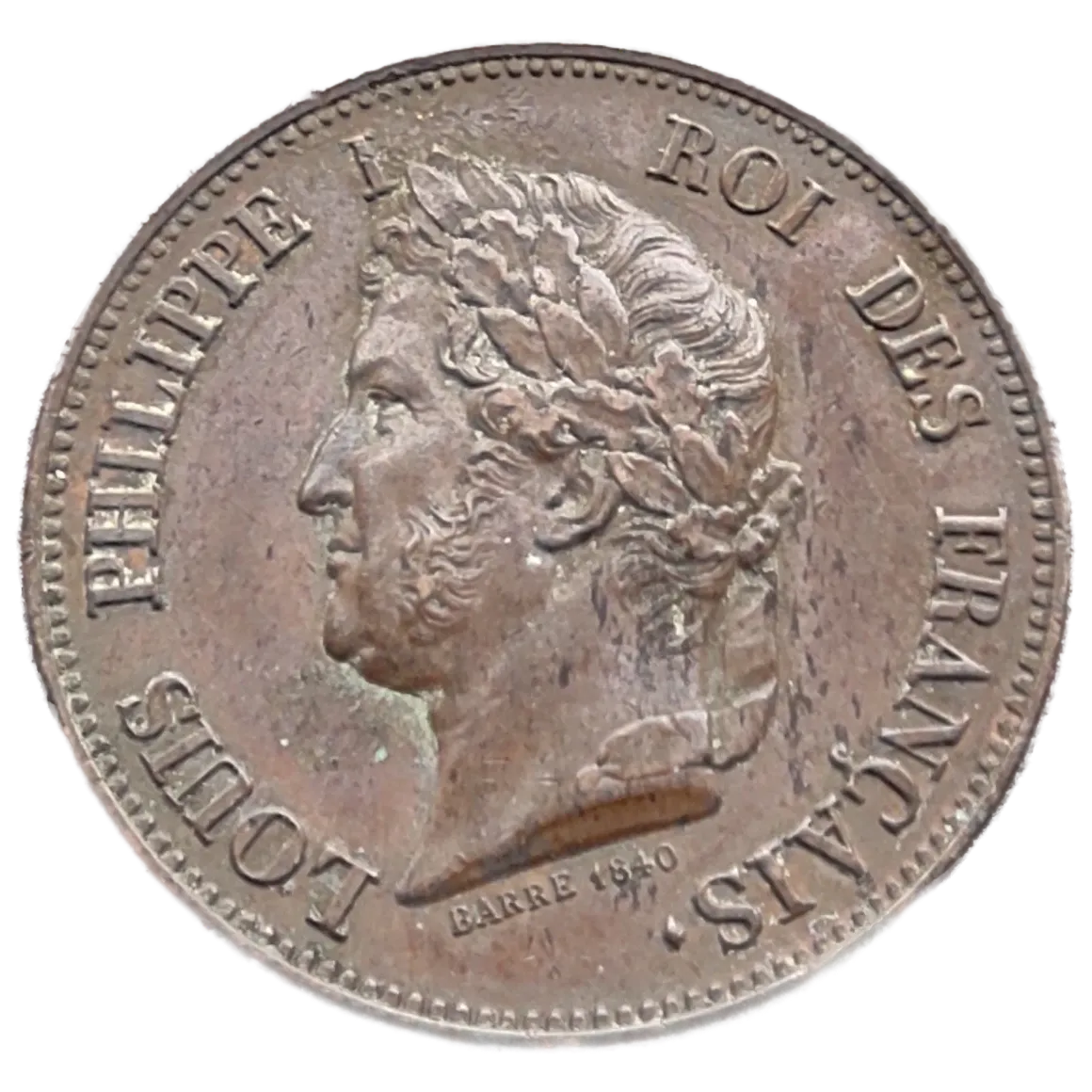 Louis-Philippe Ier (1830-1848) Essai 1840 Refonte des monnaies de cuivre 14.86 gr