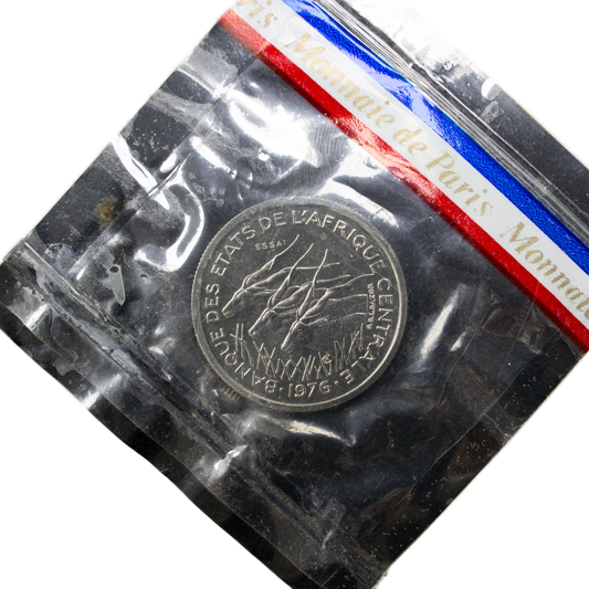 Coin of Paris ESSAI 50 Francs 1976 A Bank of Central African States 4.70 gr