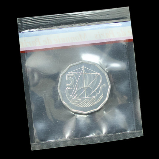 🇨🇾 Monnaie de Paris 5 Mils 1982 Cyprus Chypre Aluminium 1.2 gr