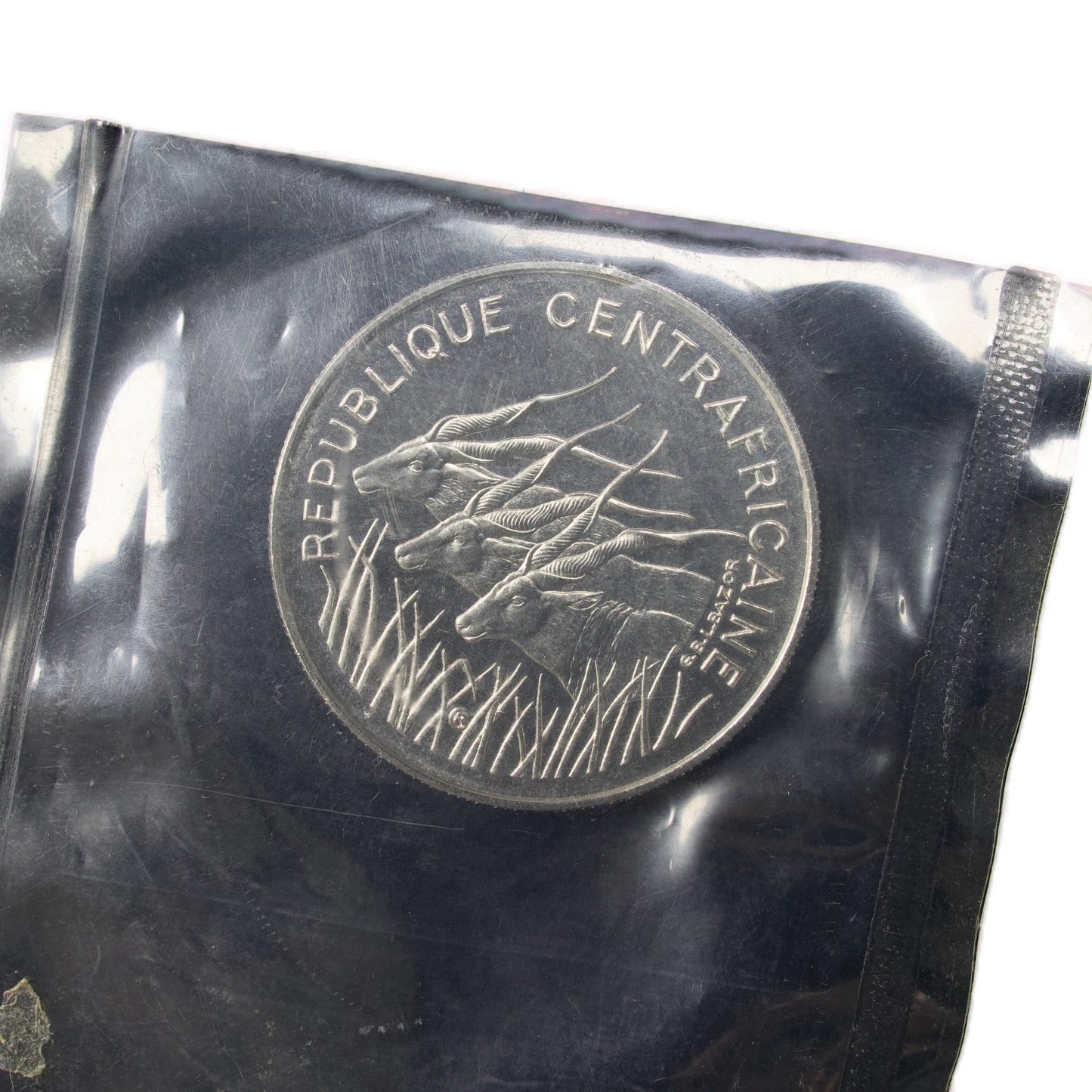 Monnaie de Paris ESSAI 100 Francs 1971 Banque centrale République Centrafricaine 7.04 gr