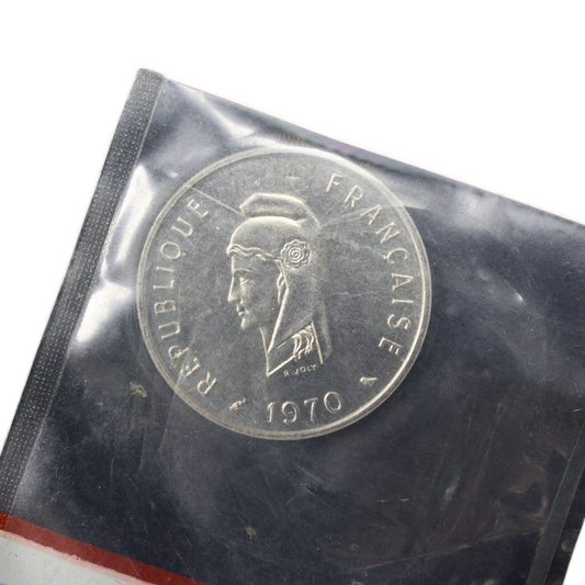 Coin of Paris ESSAI 50 Francs 1970 French Territory of Afars and Issas Djibouti 7.00 gr