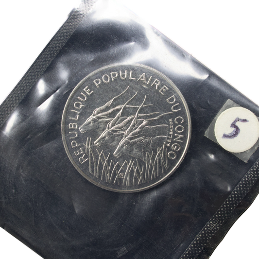 Coin of Paris ESSAI 100 Francs 1971 People's Republic of Congo 7.00 gr