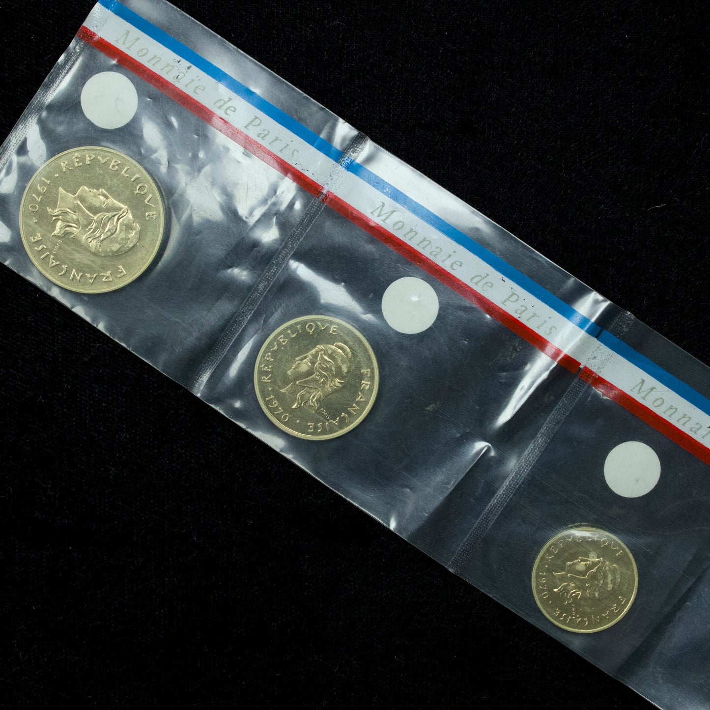 Monnaie de Paris ESSAI 1 - 2 et 5 Francs 1970 Nouvelles Hébrides Vanuatu BU