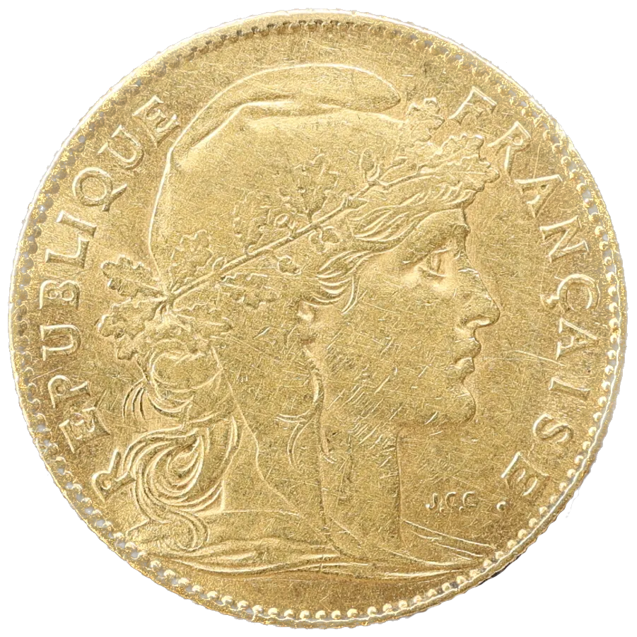 10 Francs Or Marianne 1899 Peu courante 3.23 gr