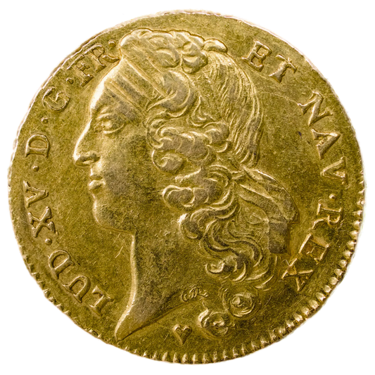 Louis XV (1715-1774) Double Louis d'or au Bandeau 1756 sur 1746 BB Strasbourg 16.24 gr