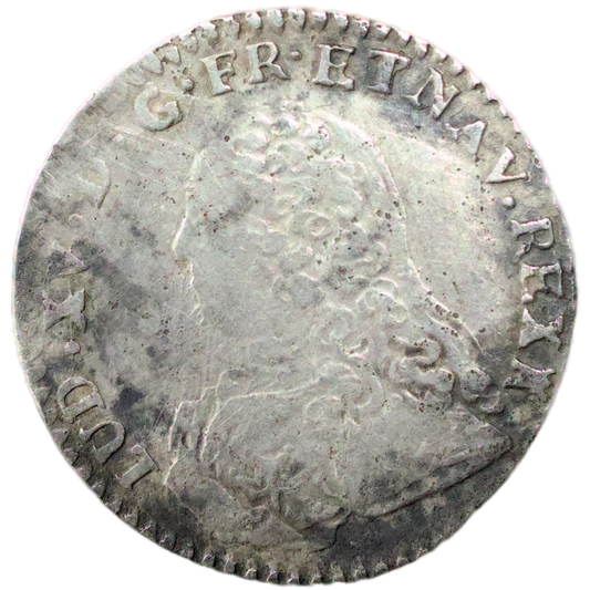 Louis XV (1715-1774) 1/10 écu aux branches d'olivier 1731 M Toulouse argent 2.81 gr
