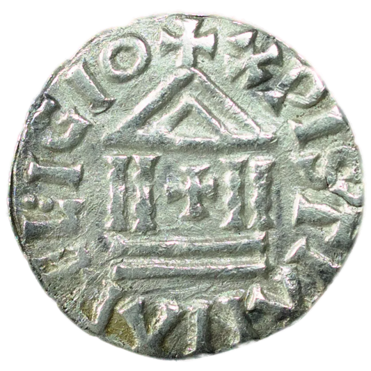 Carolingiens Louis 1er Le Pieux (814-840) Denier au temple R/ XPISTIANA RELIGIO argent 1.21 gr
