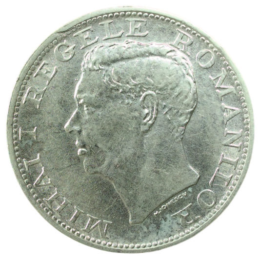 🇷🇴 Roumanie Mihai I - Michel Ier (1927-1930, 1940-1947) 500 Lei 1944 argent 11.97 gr