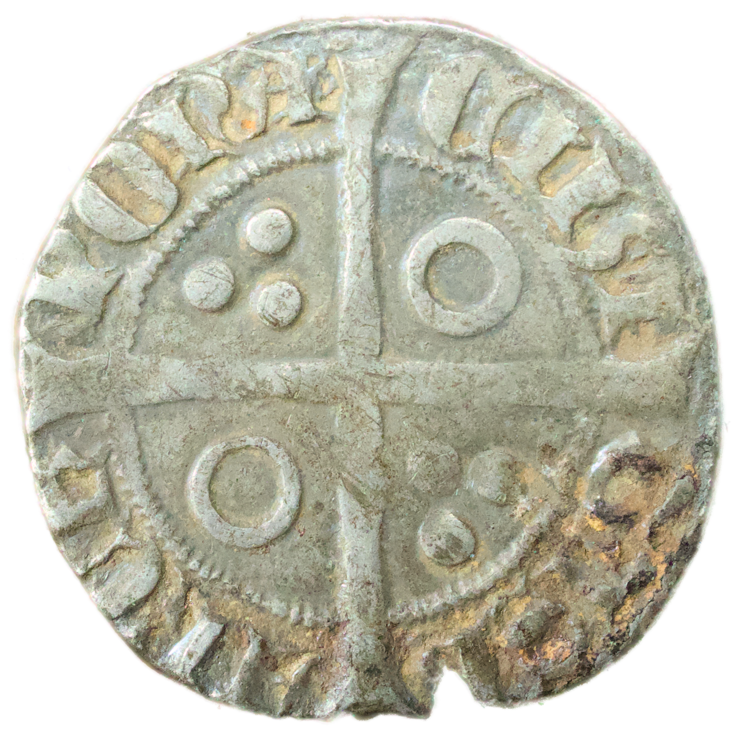 Espagne Catalogne Royaume d'Aragon Petrus III (1336-1387) Croat Barcelone Ag 2.68 gr