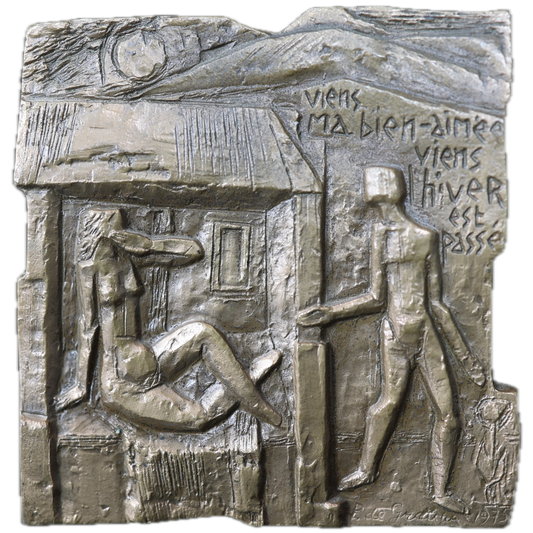 Médaille Filles de Jeruzalem - 1977 - Bronze 446.94 gr 75 mm