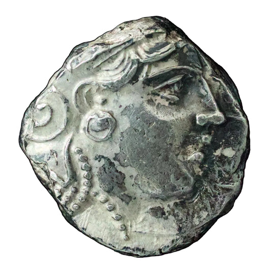 Grèce Antique Tétradrachme d'Athènes (Frappe archaïque) R/ Chouette ΑΘΕ Argent 17.18 gr