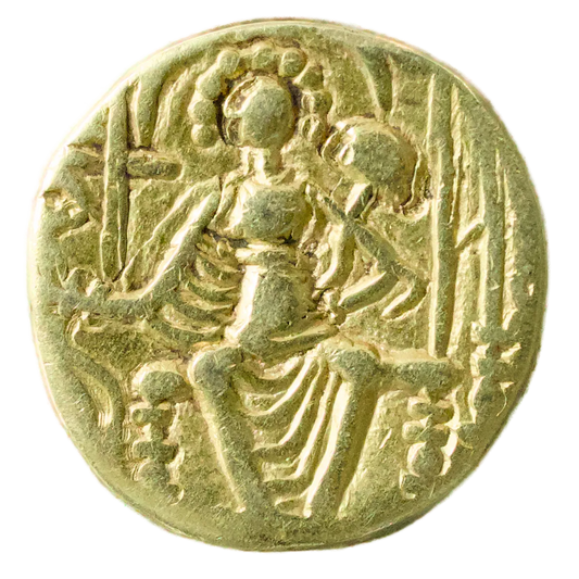 Inde Empire Kouchan Vasou Deva III (325-345) Statère d'or 7.33 gr