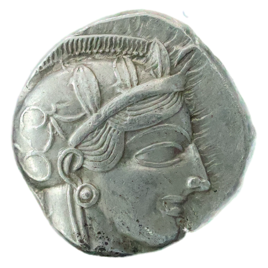 Grèce Antique Tétradrachme d'Athènes R/ Chouette ΑΘΕ Argent 17.16 gr