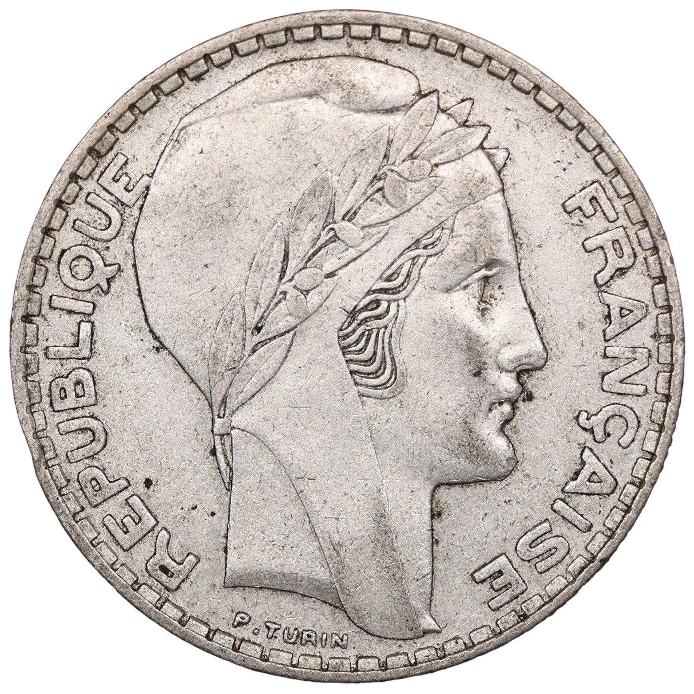 Turin 20 Francs 1937 Argent 19.95 gr