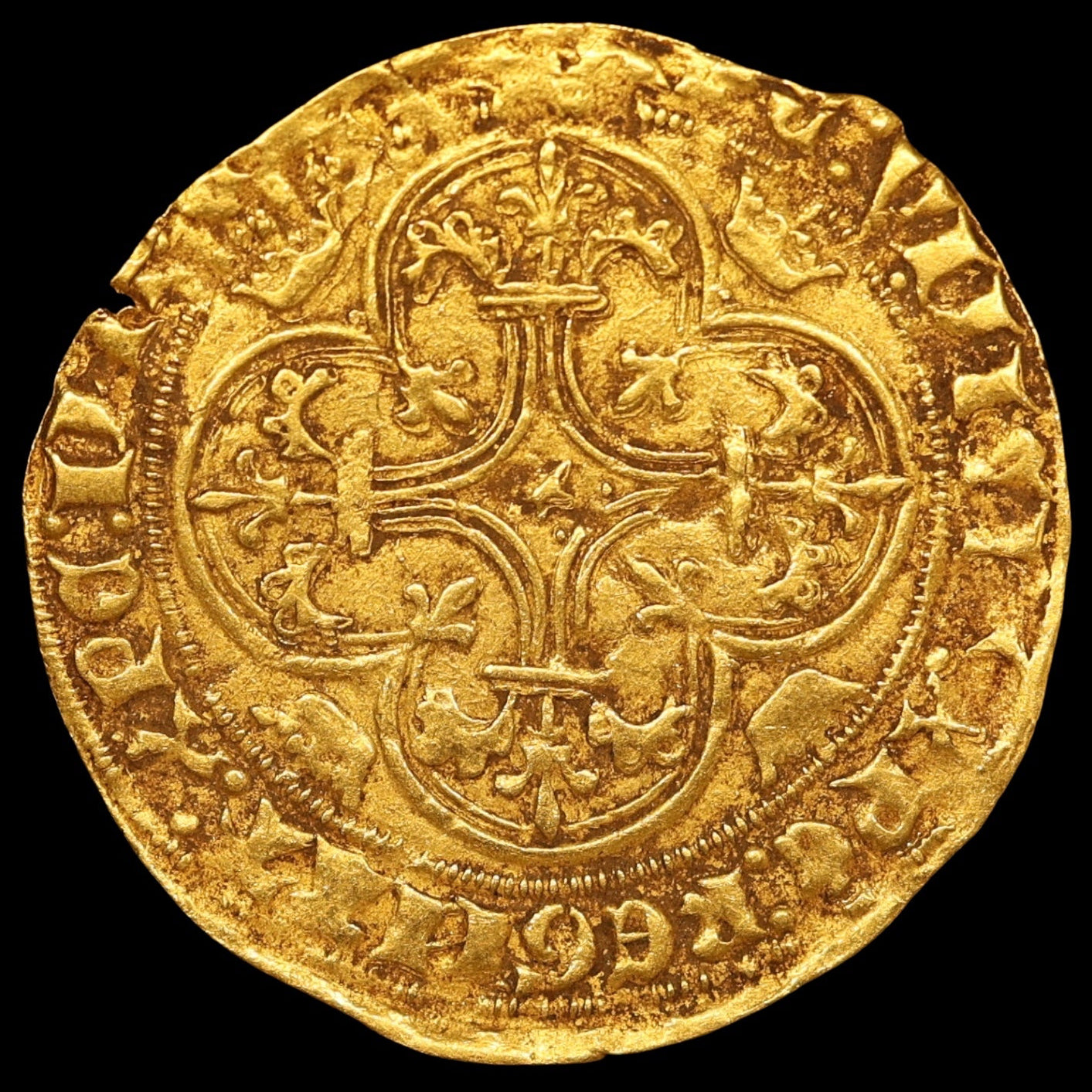 Charles VI (1380-1422) Ecu d'or à la Couronne Toulouse Or 3.78 gr