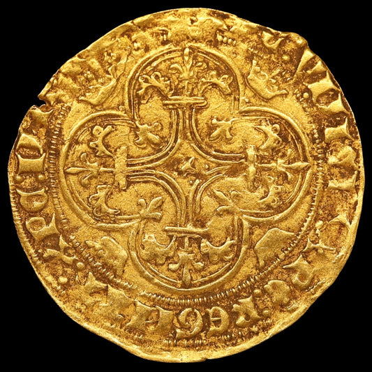 Charles VI (1380-1422) Ecu d'or à la Couronne Toulouse Or 3.78 gr