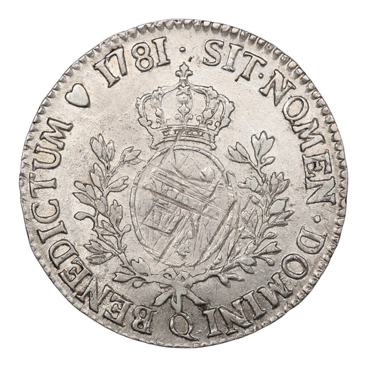 Louis XVI (1774-1792) Écu aux branches d'olivier 1781 Q Perpignan Argent 29.18 gr