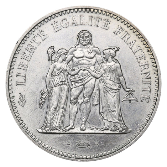 Hercule 50 Francs 1974 Argent Avers de la 20 Francs 30.18 gr