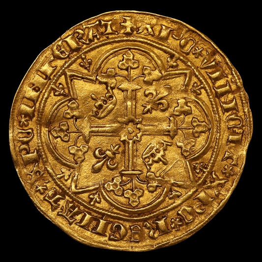 Charles V (1364-1380) Franc à pied Or 3.76 gr