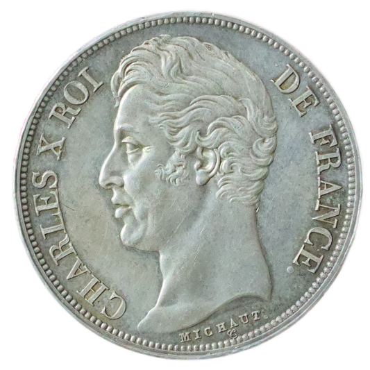 Charles X (1824-1830) 2 Francs 1829 A Paris Ag 10.04 gr PCGS MS62