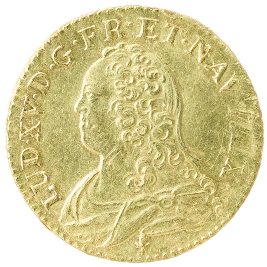 Louis XV (1715-1774) Louis d'or aux lunettes 1726 O Riom Or 8.13 gr