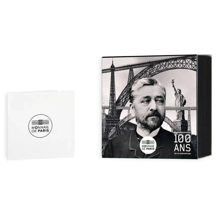 Monnaie de Paris 10 Euros 2023 BE Gustave Eiffel Argent .999 Dans son coffret