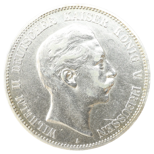 Allemagne Deutsches Reich Wilhelm II (1888-1918 ) Fünf Mark 1907 Argent 27,71 gr
