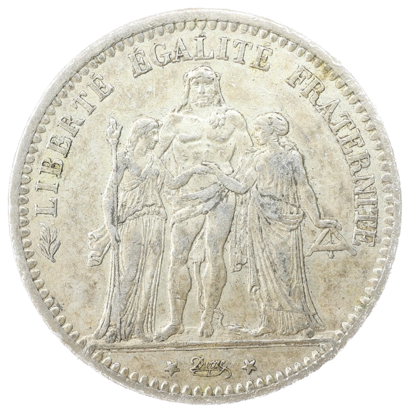 IIIe République 5 francs Hercule 1873 K Bordeaux 24,92 gr Argent Belle Patine