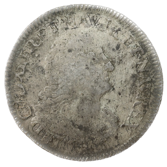 LOUIS XIV (1643-1715) 1/2 Écu aux palmes 1694 Atelier illisible 13,32 gr