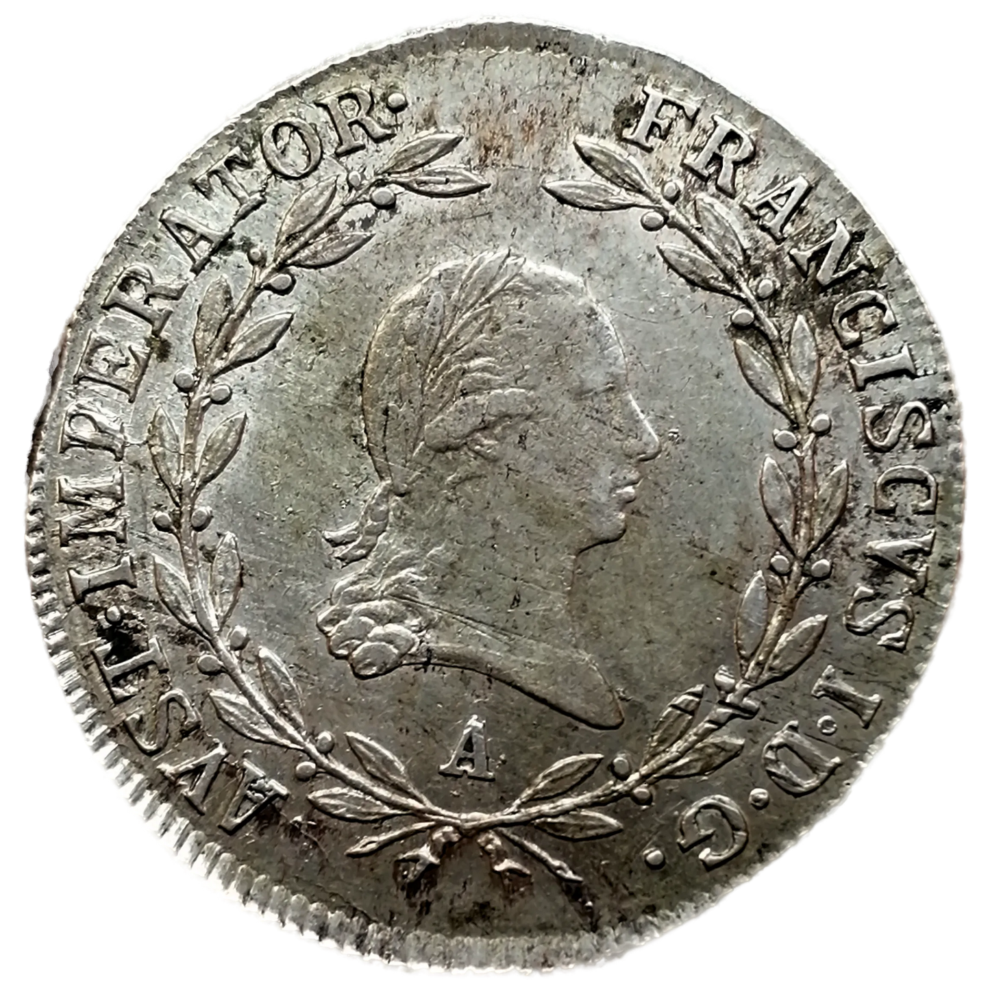 Autriche Franz II (1768-1835) 20 Kreuzer 1810 argent 6.68 gr