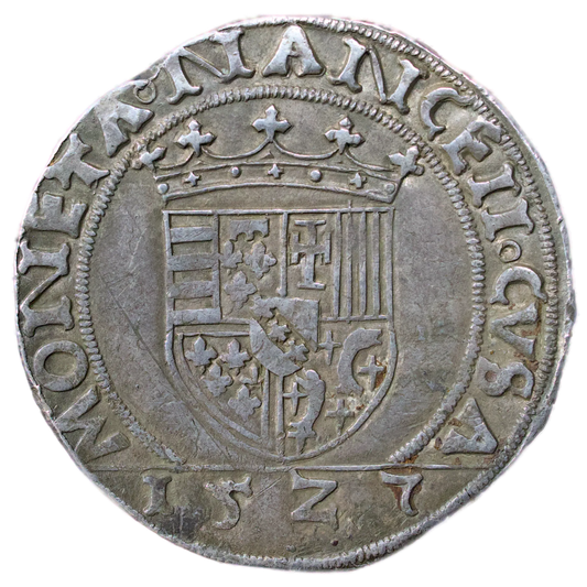 Duché de Lorraine Antoine le bon (1508-1544) Teston 1527 Nancy argent 9.60 gr