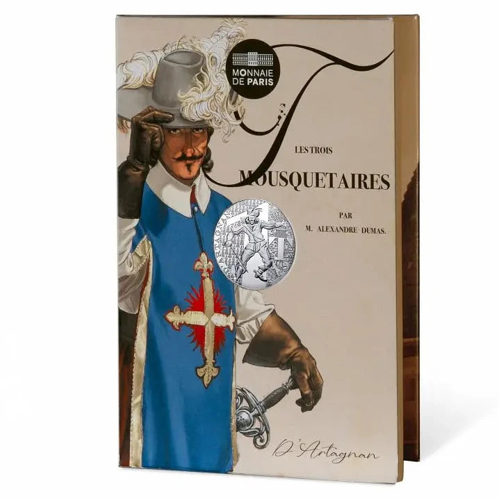 Monnaie de Paris Coffret collector complet Les Trois Mousquetaires avec 4 monnaies de 10 Euros Argent