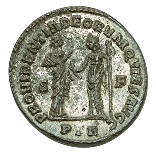 Maximien Hercule (285-310) Follis PROVIDENTIA DEORVM QVIES AVGG Trêves 9.08 gr