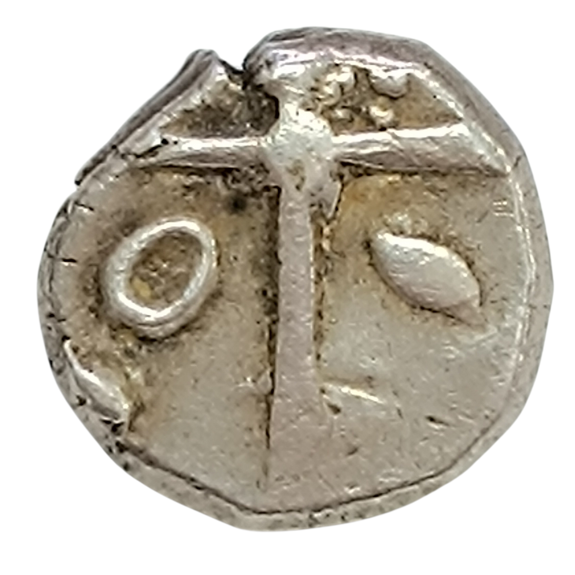 Gaule Volques Tectosages - Drachme à la tête cubiste - Argent 2.76 gr