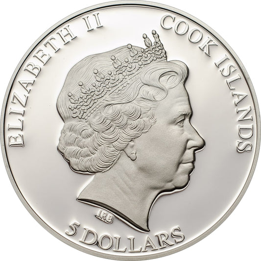 Cook Islands 5 Dollars 2013 Brigitte Bardot Argent 25 gr
