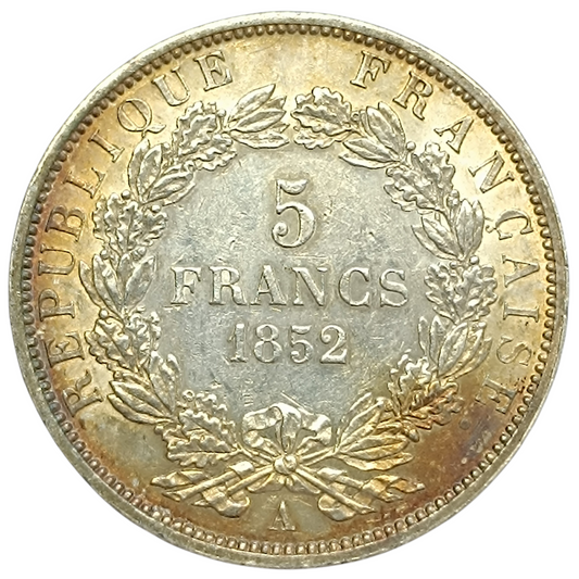 Napoléon III (1852-1870) 5 Francs 1852 A Paris Argent 24.92 gr