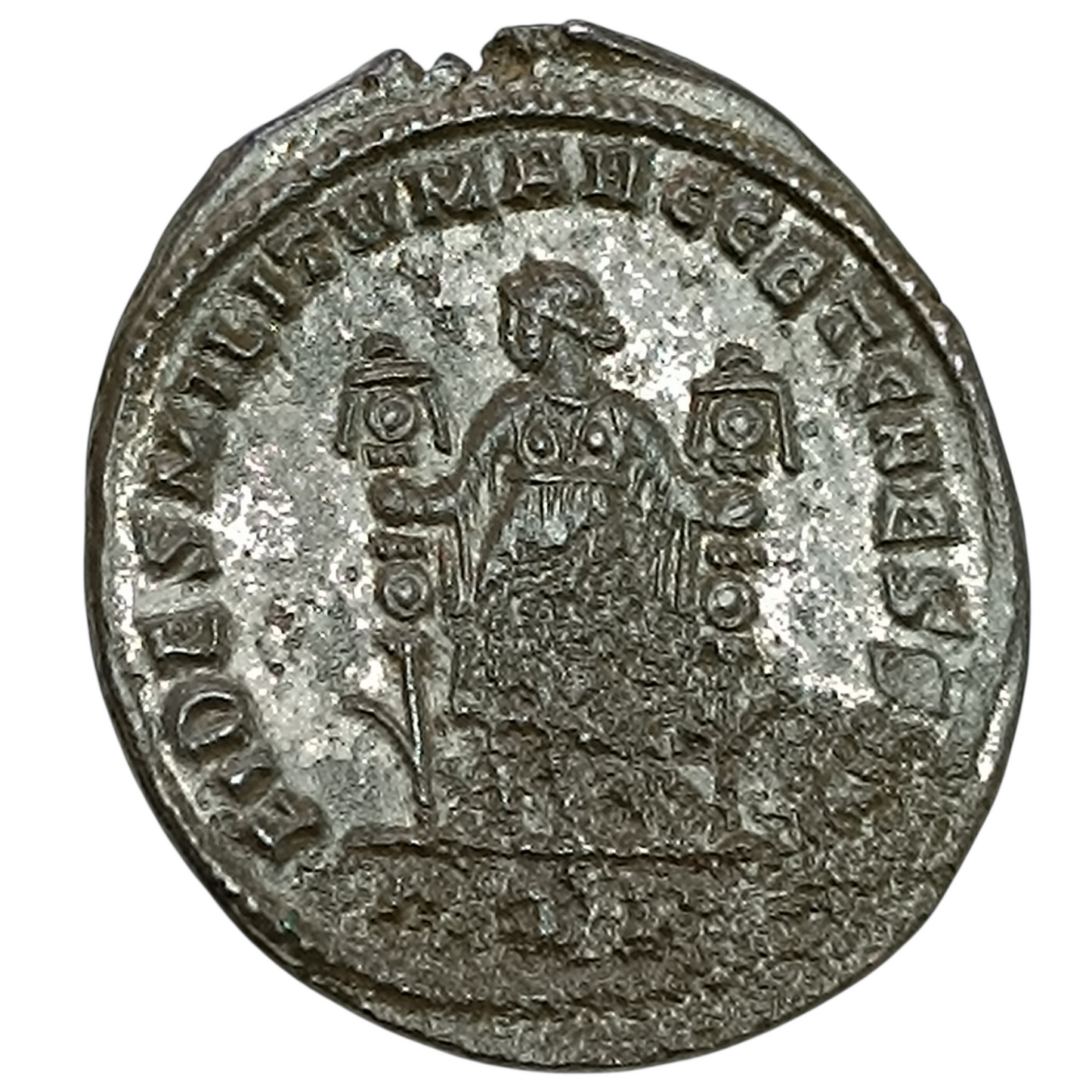 Sévère II (306-307) Follis FIDES MILITVM AVGG ET CAESS NN Aquilée 8.76 gr
