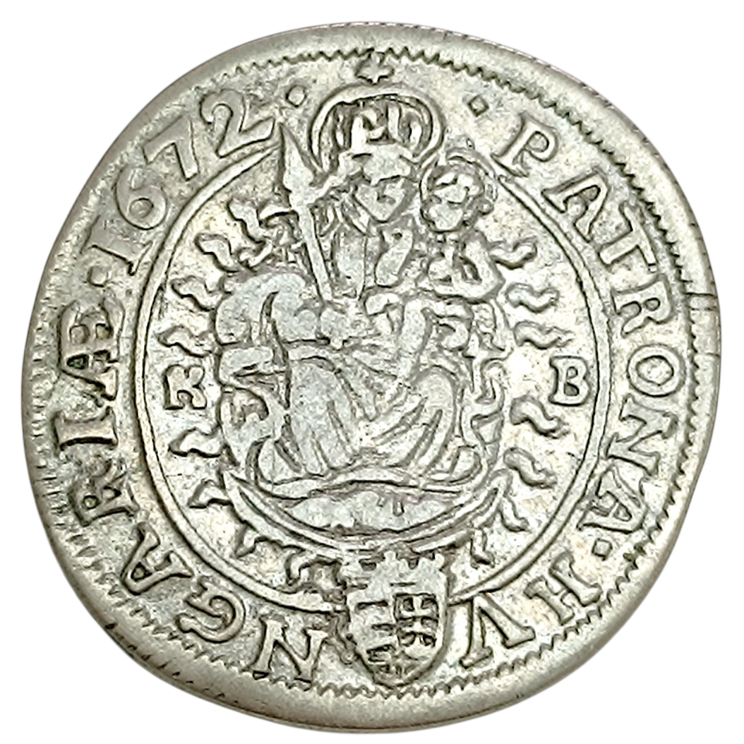 Hongrie Léopold Ier 6 Krajczar Argent 3.64 gr