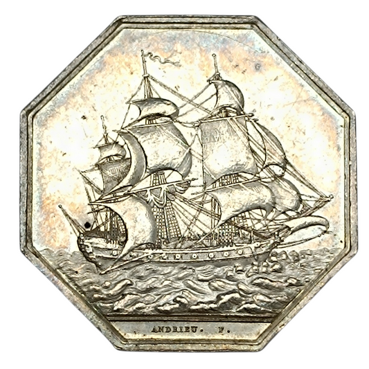 Jeton Chambre de commerce de Paris Argent 18.11 gr 36 mm