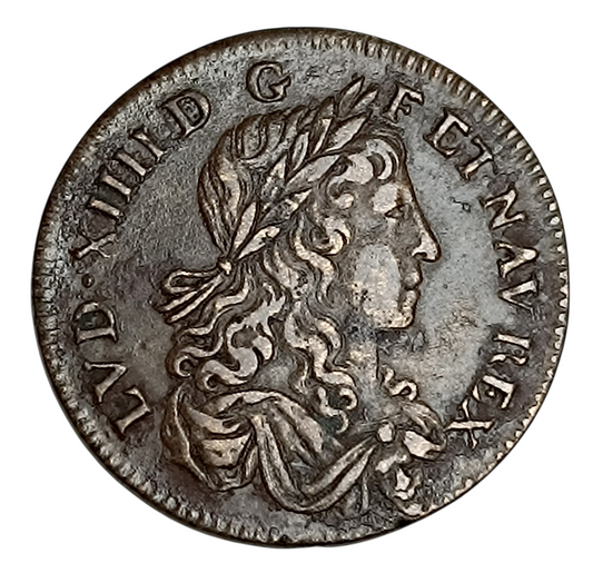 Louis XIIII token (1643-1715) justice reform 4.28 gr