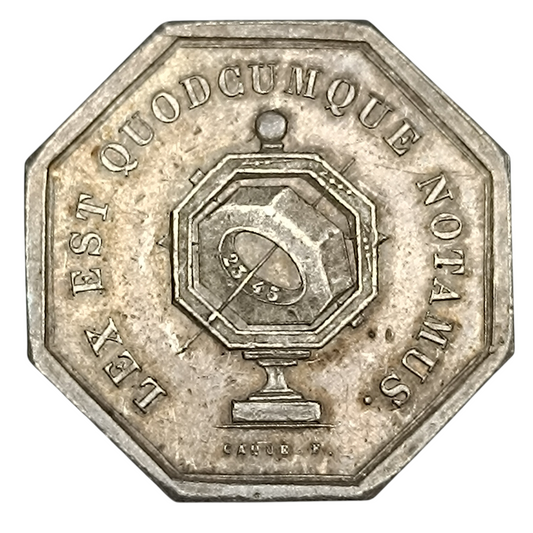 Jeton Notaires de Cosne (Nièvre) Argent 13.01 gr 30.5 mm