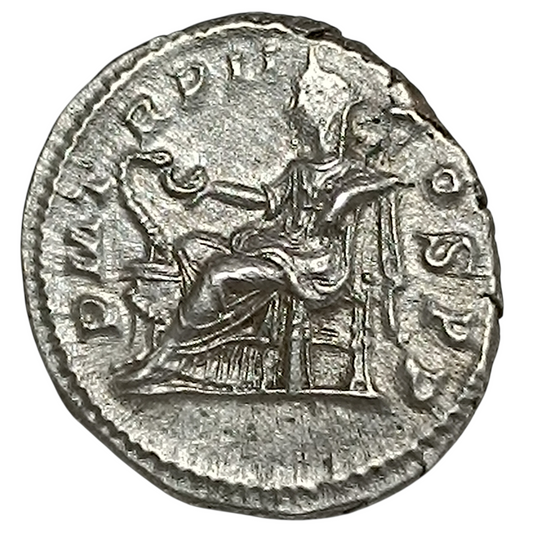 Alexandre Sévère (222-235) Denier PM TRP II COS PP Salus Argent 2.80 gr