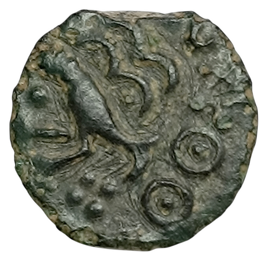 Gaule Sénons (Région de Sens) Bronze YLLYCCI à l'oiseau 2.70 gr