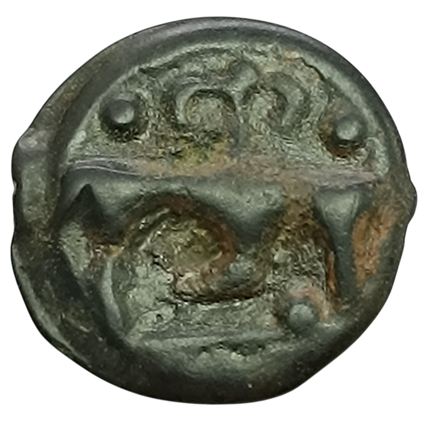 Gaule Sénons (Région de Sens) Potin 3.52 gr