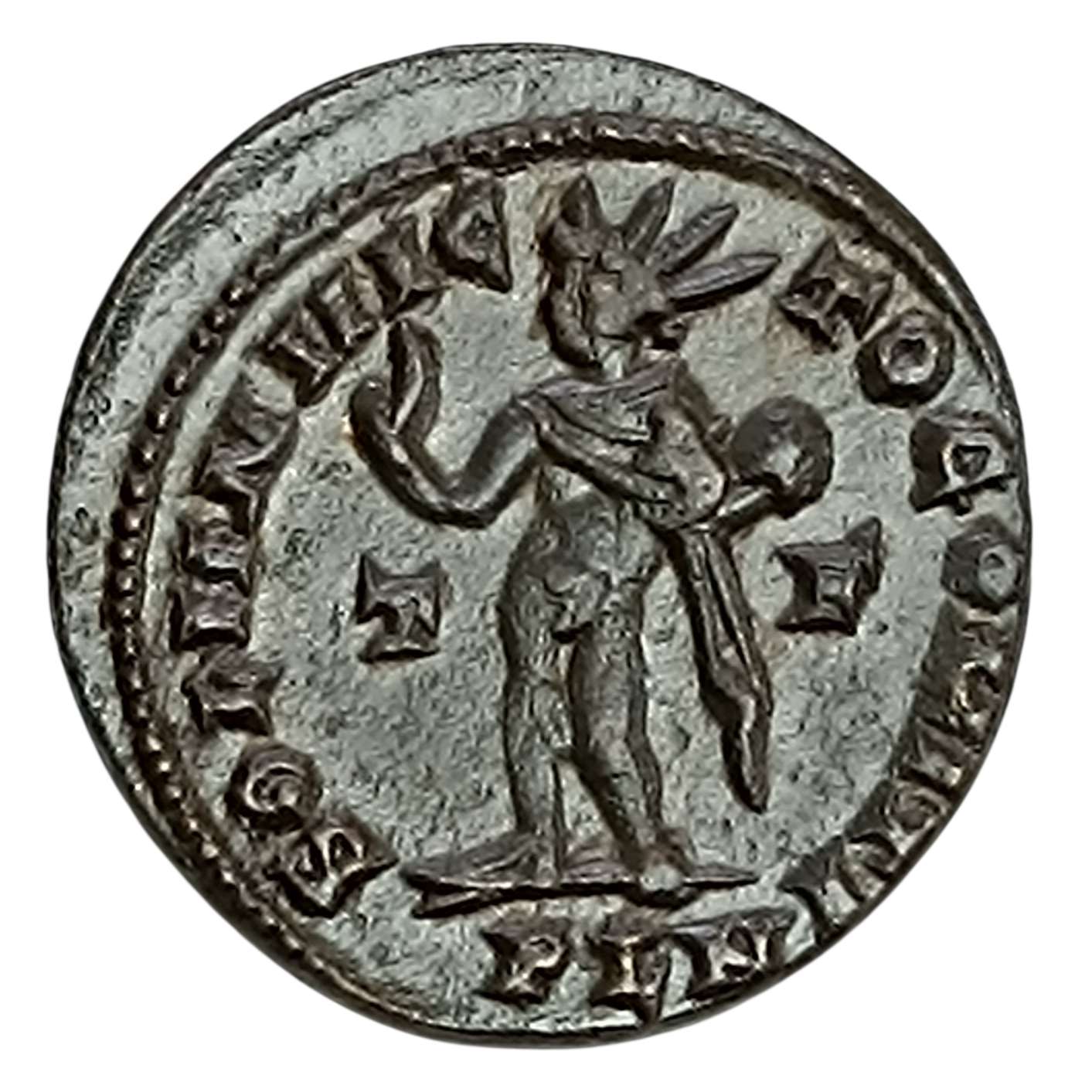 Constantin Ier (306-337) Follis Sol Invicto Comiti Londres 3.45 gr 22 mm