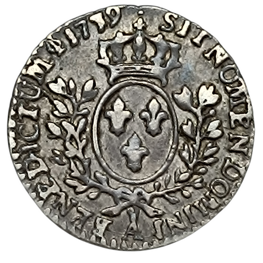 Louis XVI (1774-1792) 1/20 écu à la vieille tête frappe posthume 1779 A Paris